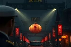 《一条街的四十年》封面，老街店铺招牌与骑楼立柱