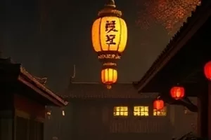 《长夜饭桌》封面，餐桌上方一盏暖色吊灯与四副碗筷
