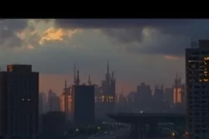 《玻璃球计划》封面，桌面上的玻璃球与摊开的图纸